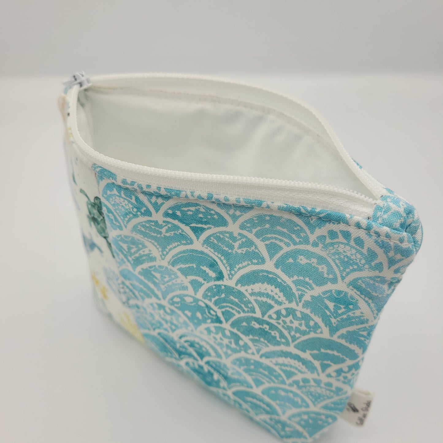 Zipper Pouch | Cecily Bag | Nautical Print Split | Small