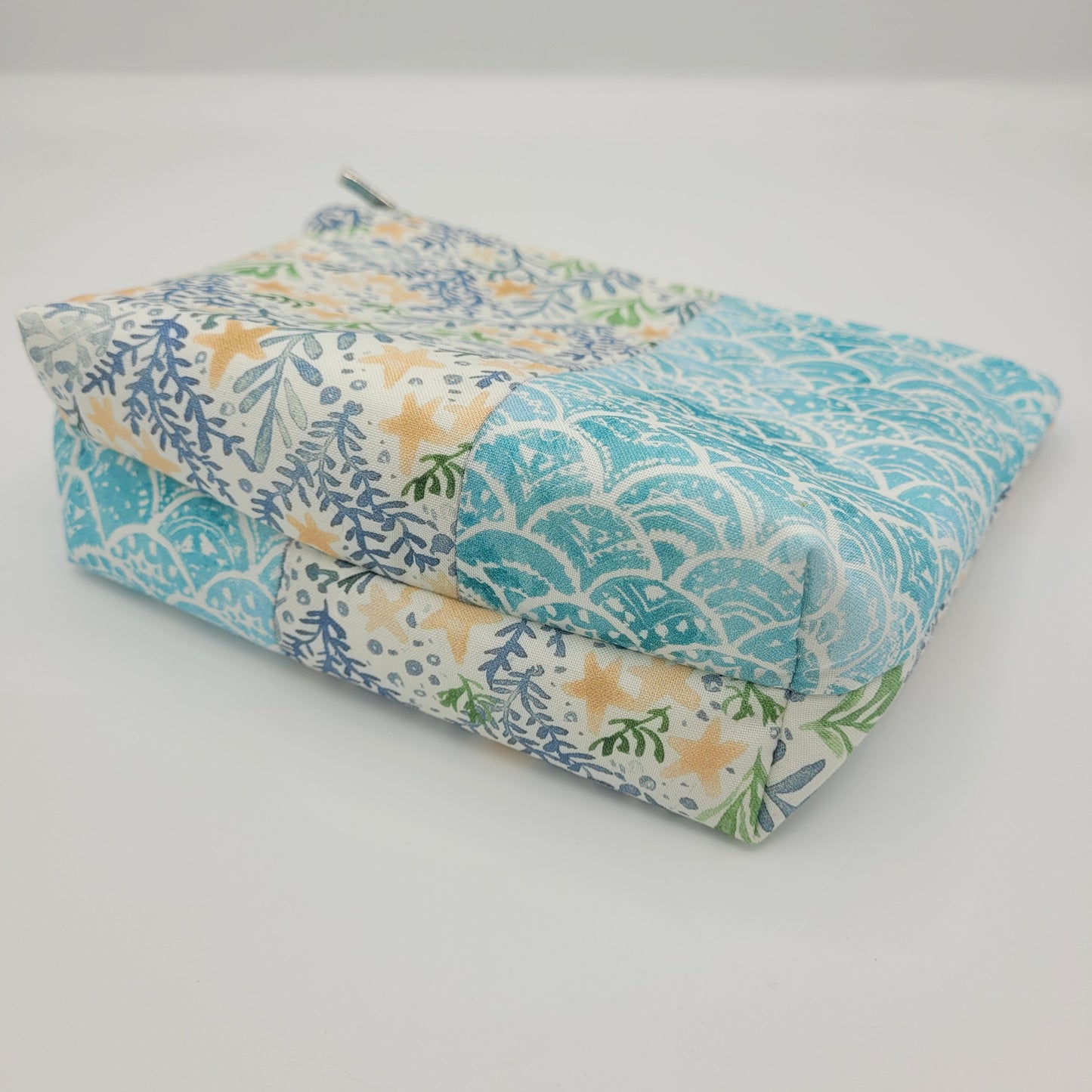 Zipper Pouch | Cecily Bag | Nautical Print Split | Medium