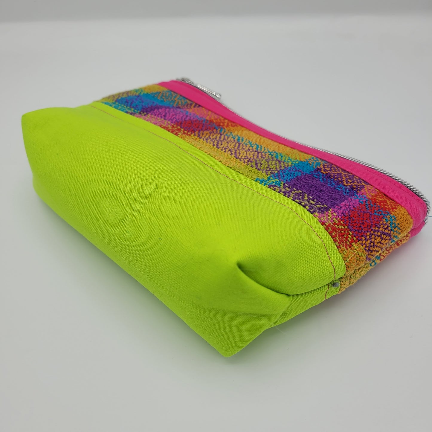 Zipper Pouch | Zipper Bag | Vibrant Rainbow | Small