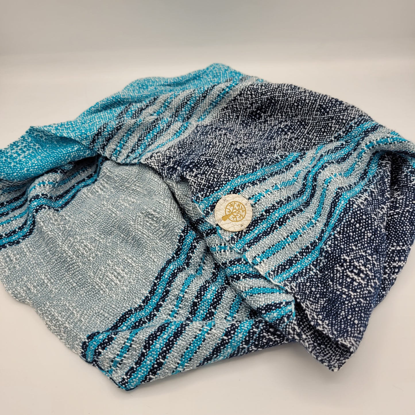 Cowl | Blues Blend | Rayon & Tencel Blend | Twisted Mobius Cowl