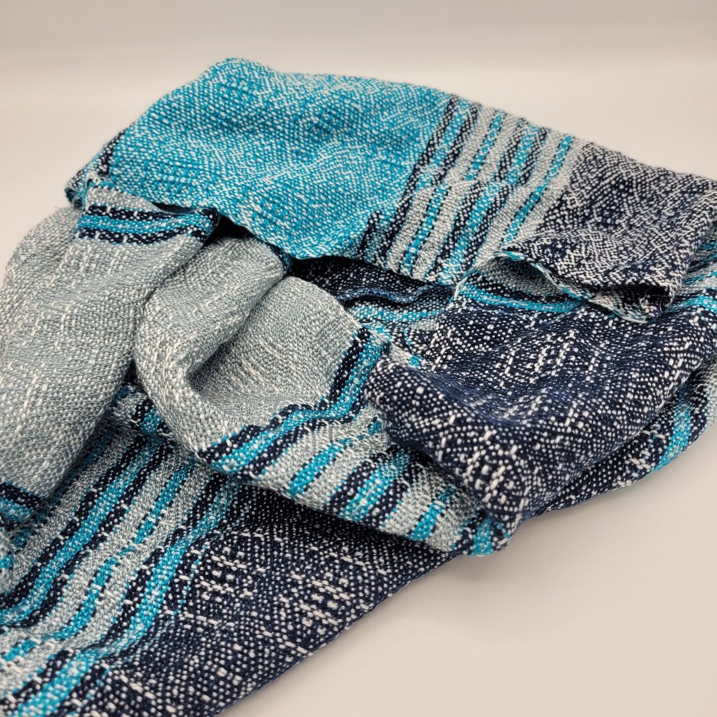 Cowl | Blues Blend | Rayon & Tencel Blend | Twisted Mobius Cowl