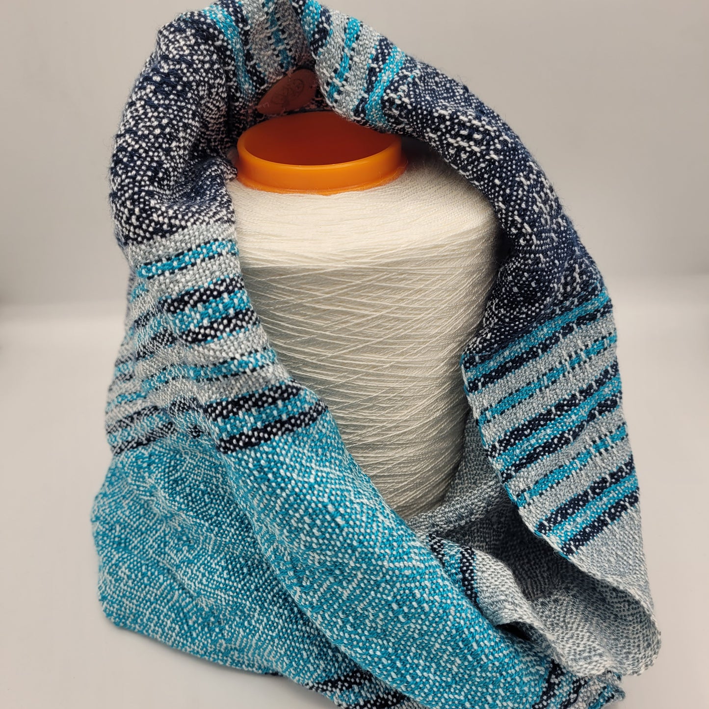 Cowl | Blues Blend | Rayon & Tencel Blend | Twisted Mobius Cowl