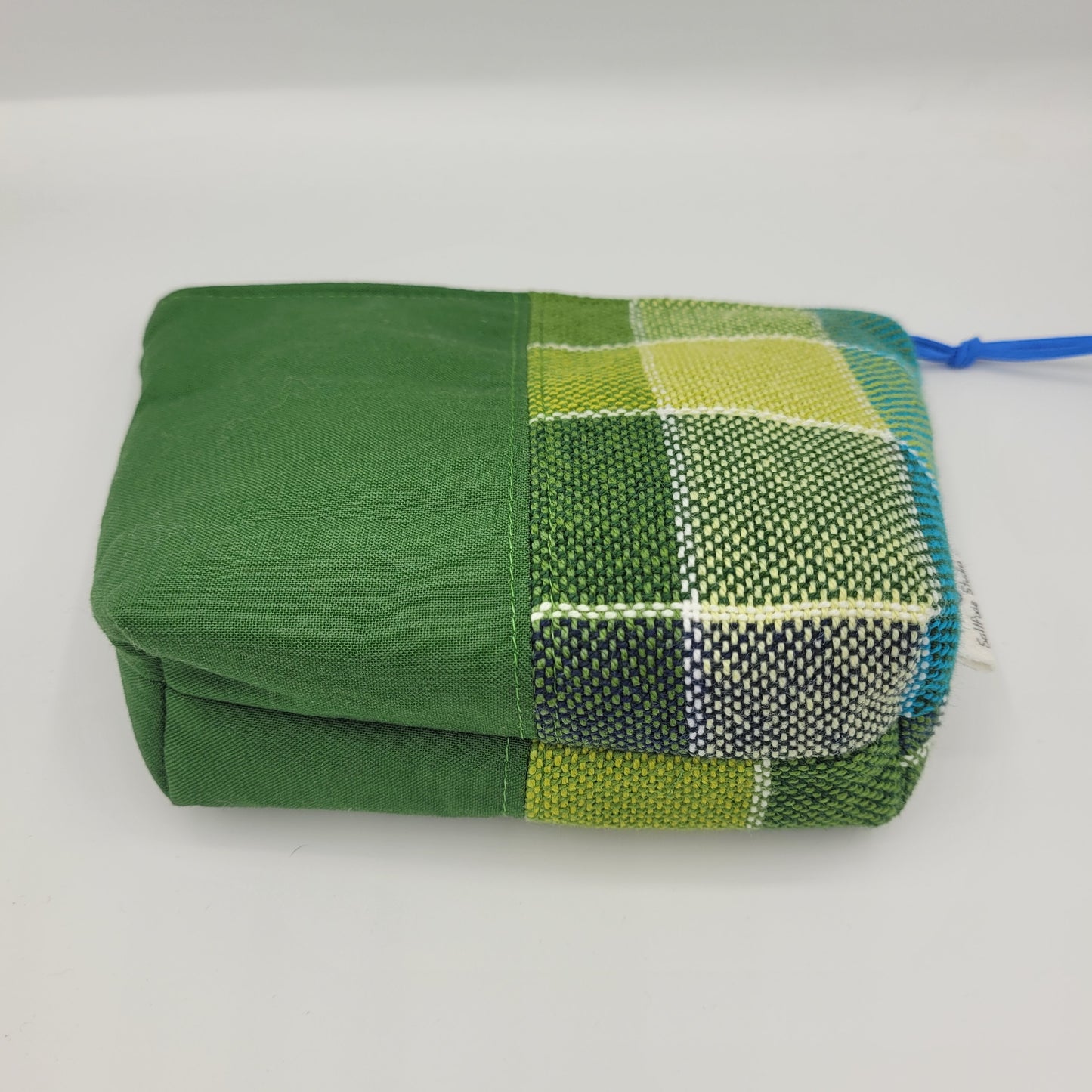 Zipper Pouch | Cecily Bag | Handwoven Greens Plainweave | Small