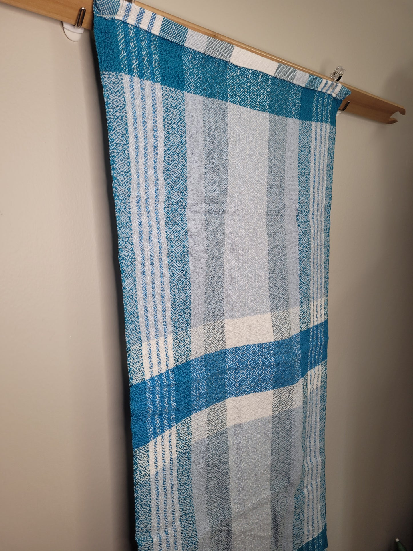 Dishtowel | Handwoven Kitchen Towel | Beachside Blues | Blues & White | Variant 6