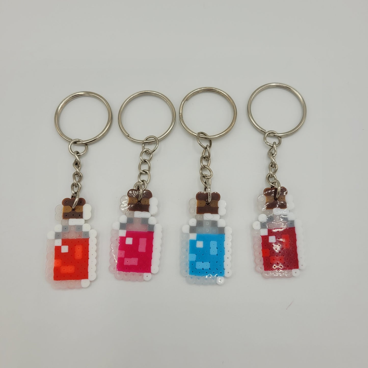 Mini Perler Tiny Potion Keychain Set #4