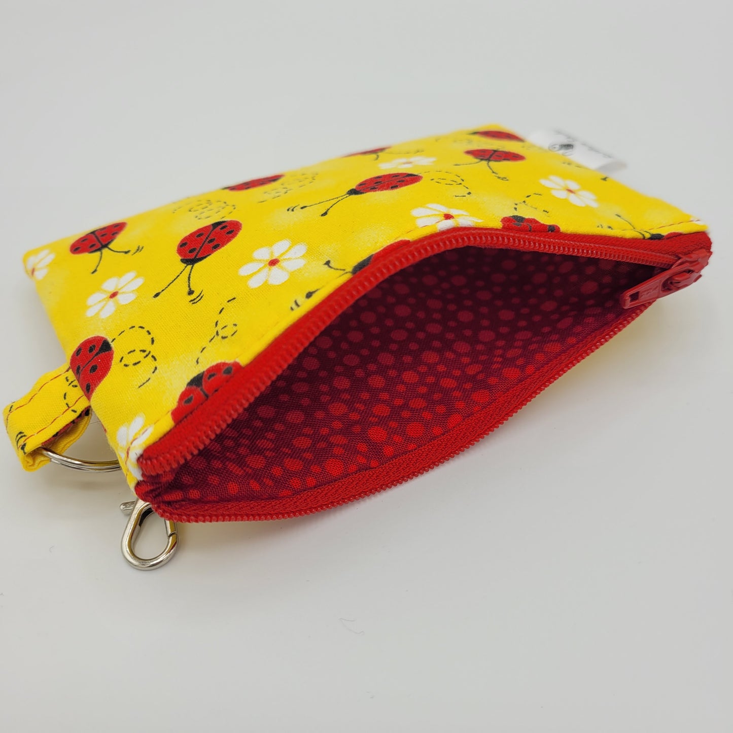 Mini Zipper Pouch | Quilter's Cotton | Ladybug Fun