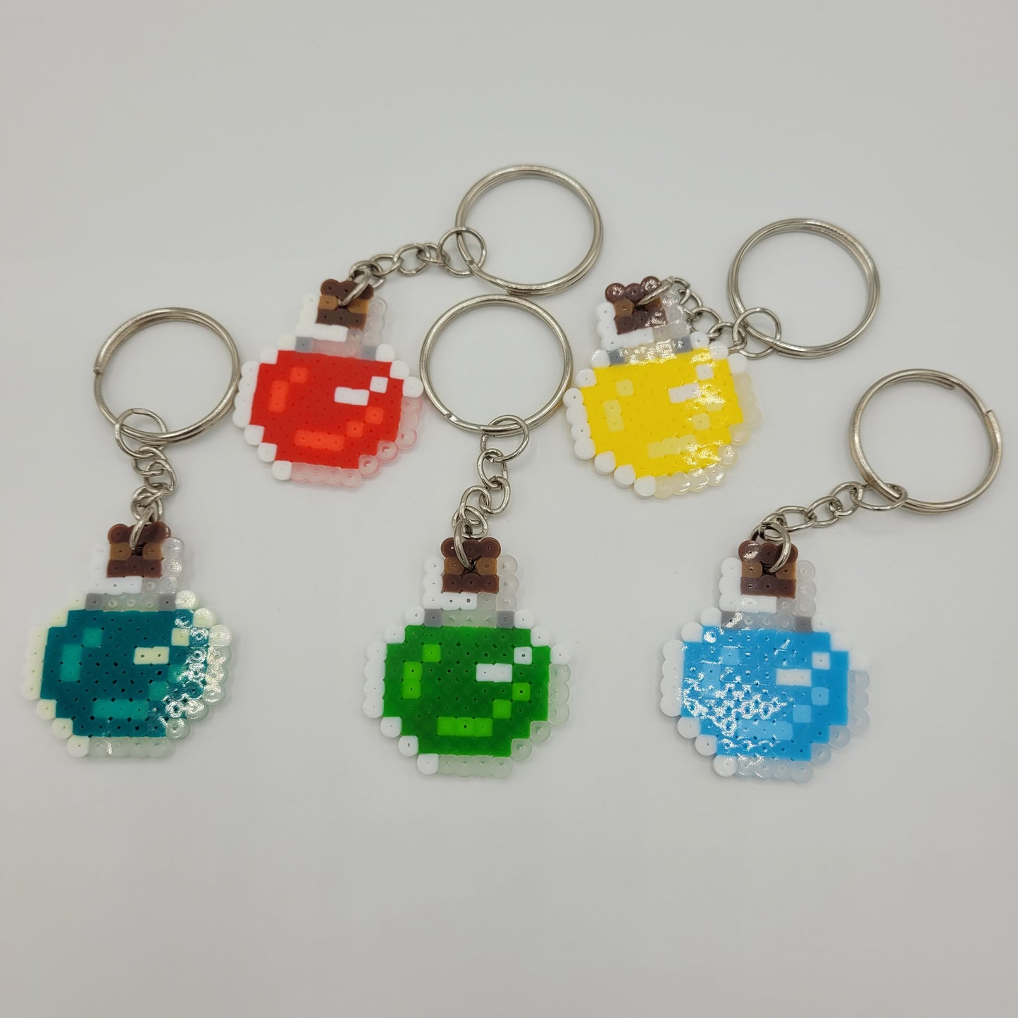 Mini Perler Tiny Potion Keychain Set #1