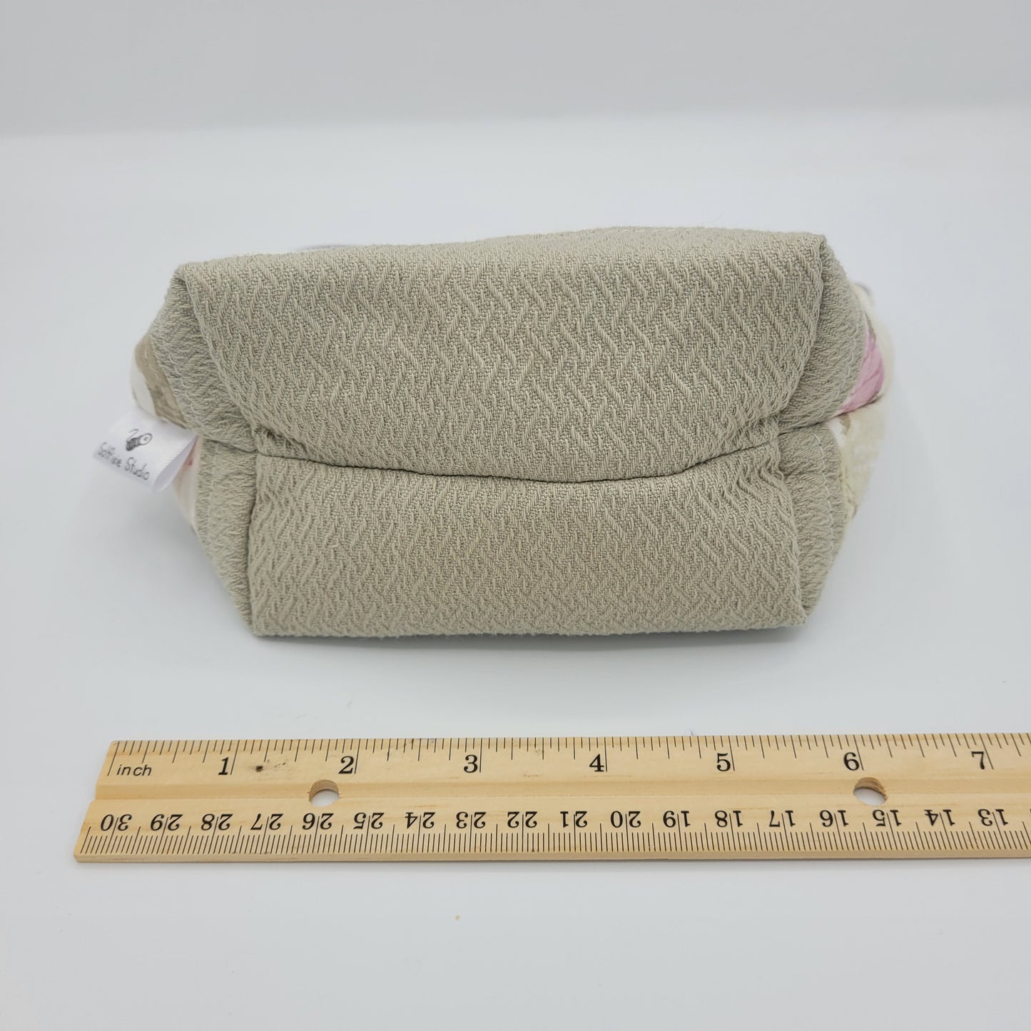 Zipper Pouch | Two Panel Cotton + Decor Fabric | Rose Tint | Medium
