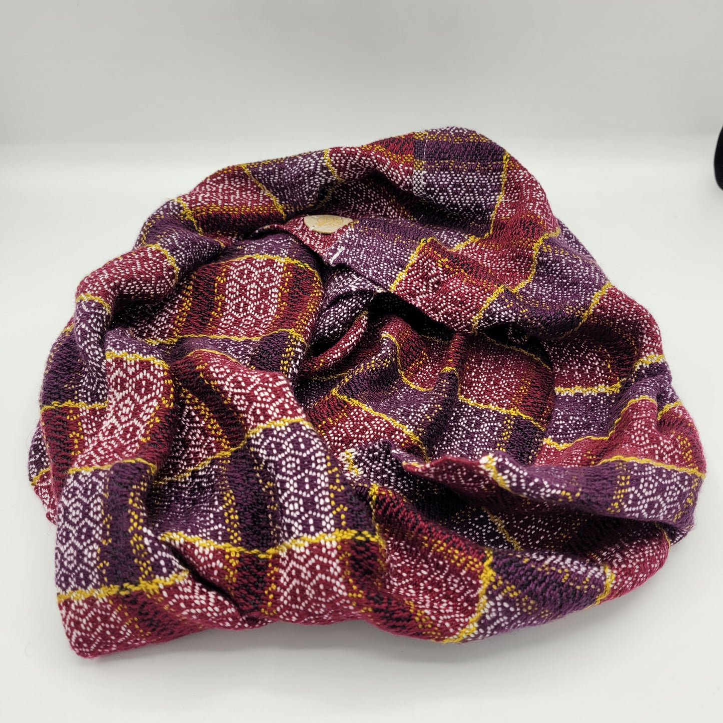 Cowl | Royal Red/Purple | Rayon & Tencel Blend | Twisted Mobius Cowl