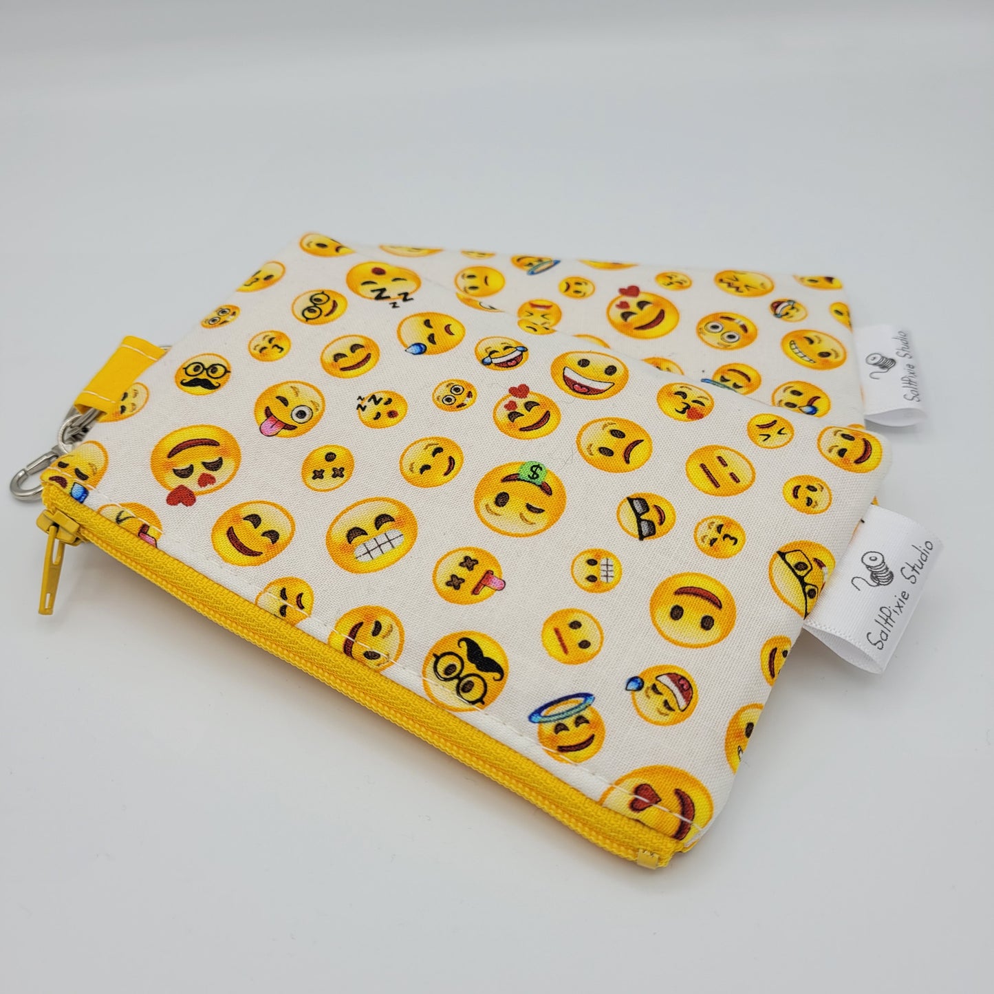 Mini Zipper Pouch | Quilter's Cotton | Emoji Fun