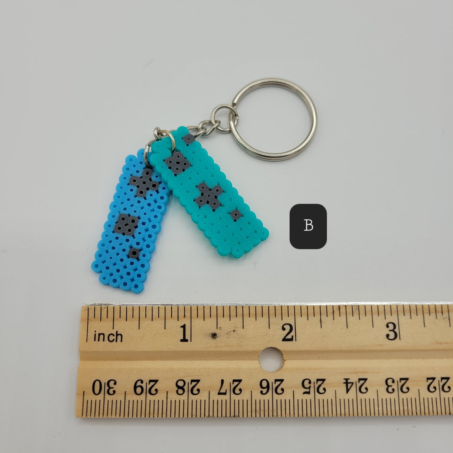 Mini Perler Game Controller Keychain Set #2