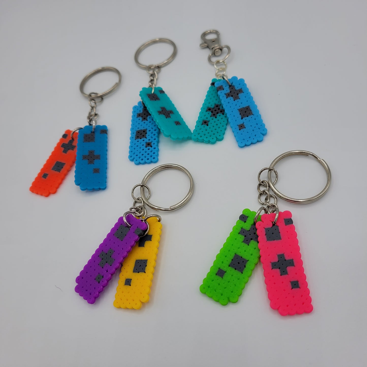 Mini Perler Game Controller Keychain Set #2