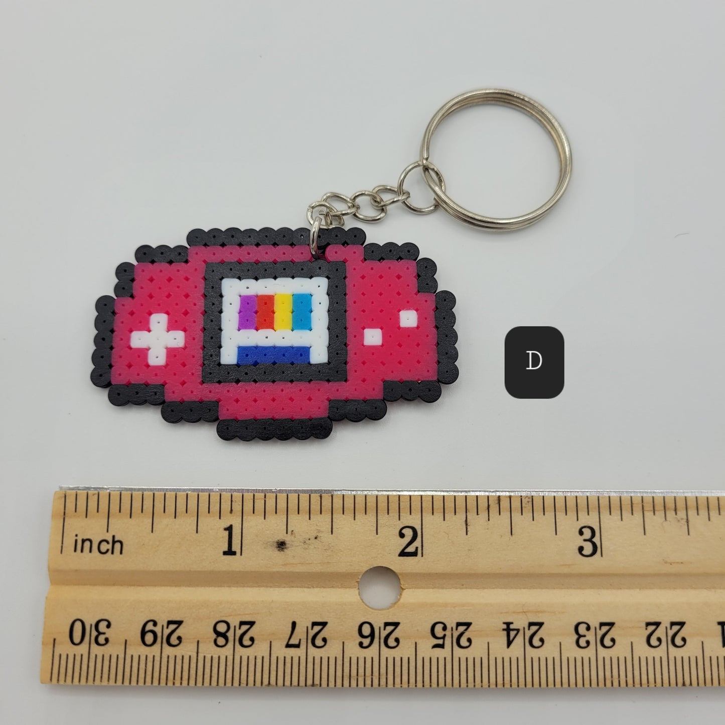 Mini Perler Game Controller Keychain Set #3