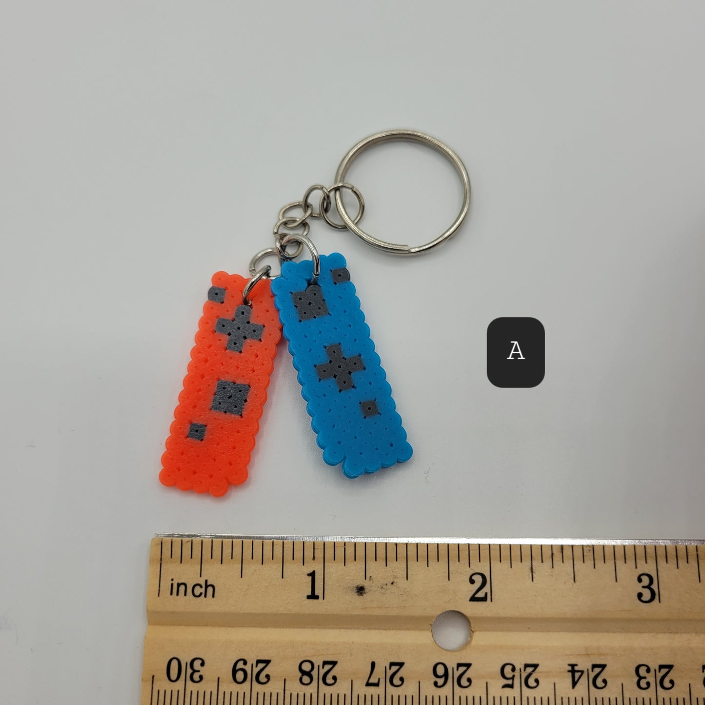Mini Perler Game Controller Keychain Set #2