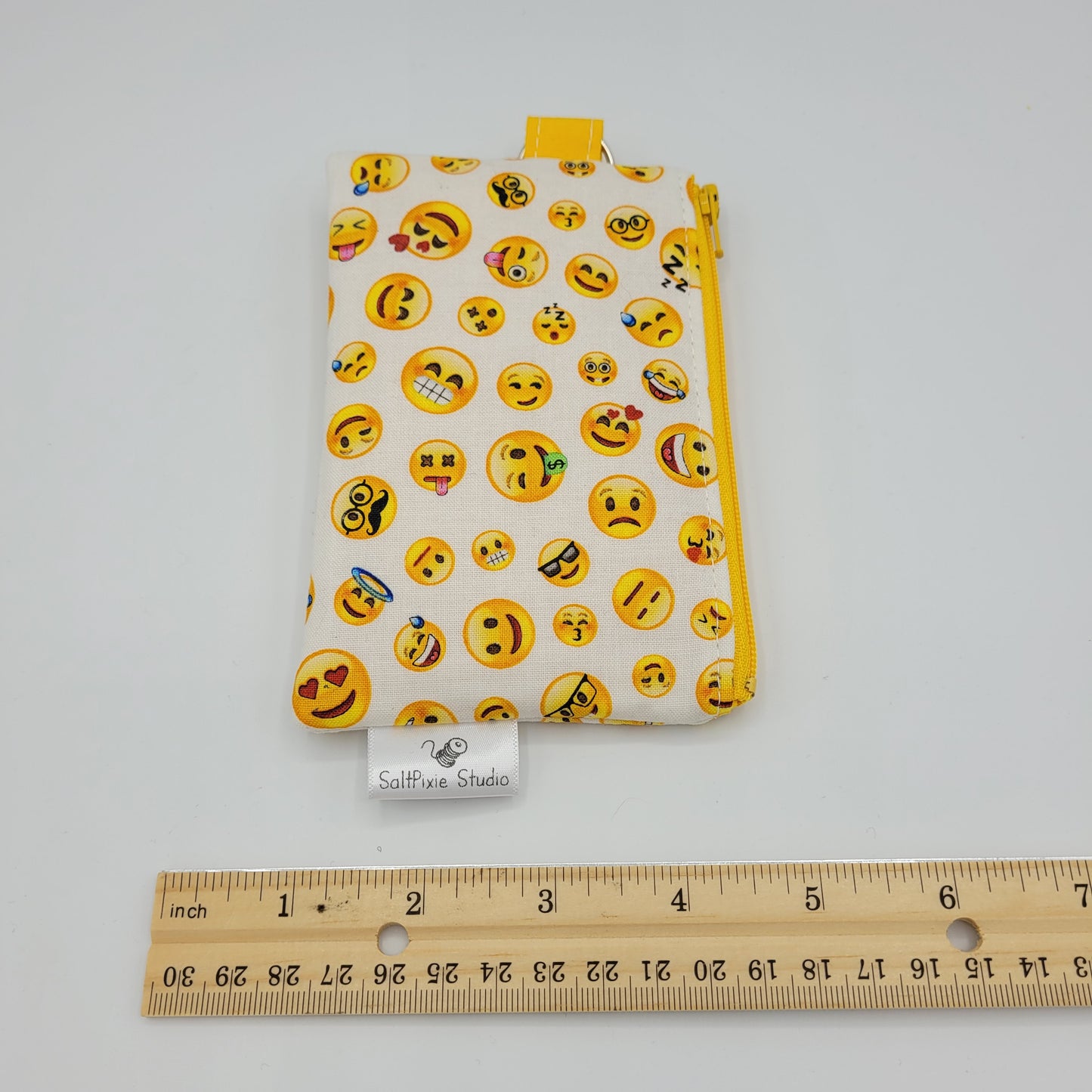 Mini Zipper Pouch | Quilter's Cotton | Emoji Fun