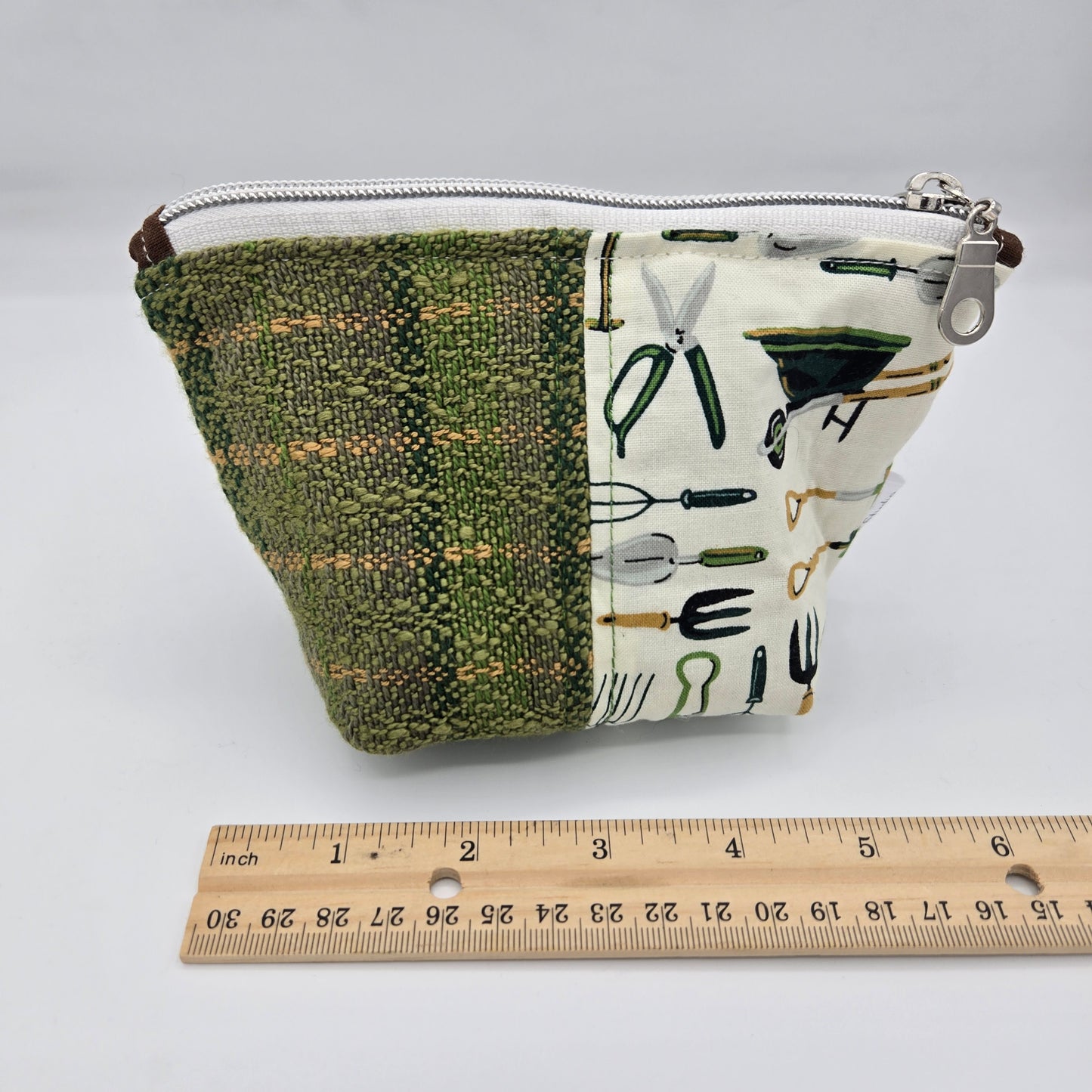 Trinket Bag | Handwoven + Cotton | Garden Tools pt. 2