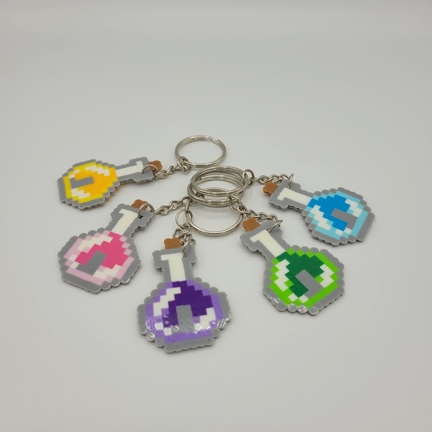Mini Perler Potion Keychain Set #2