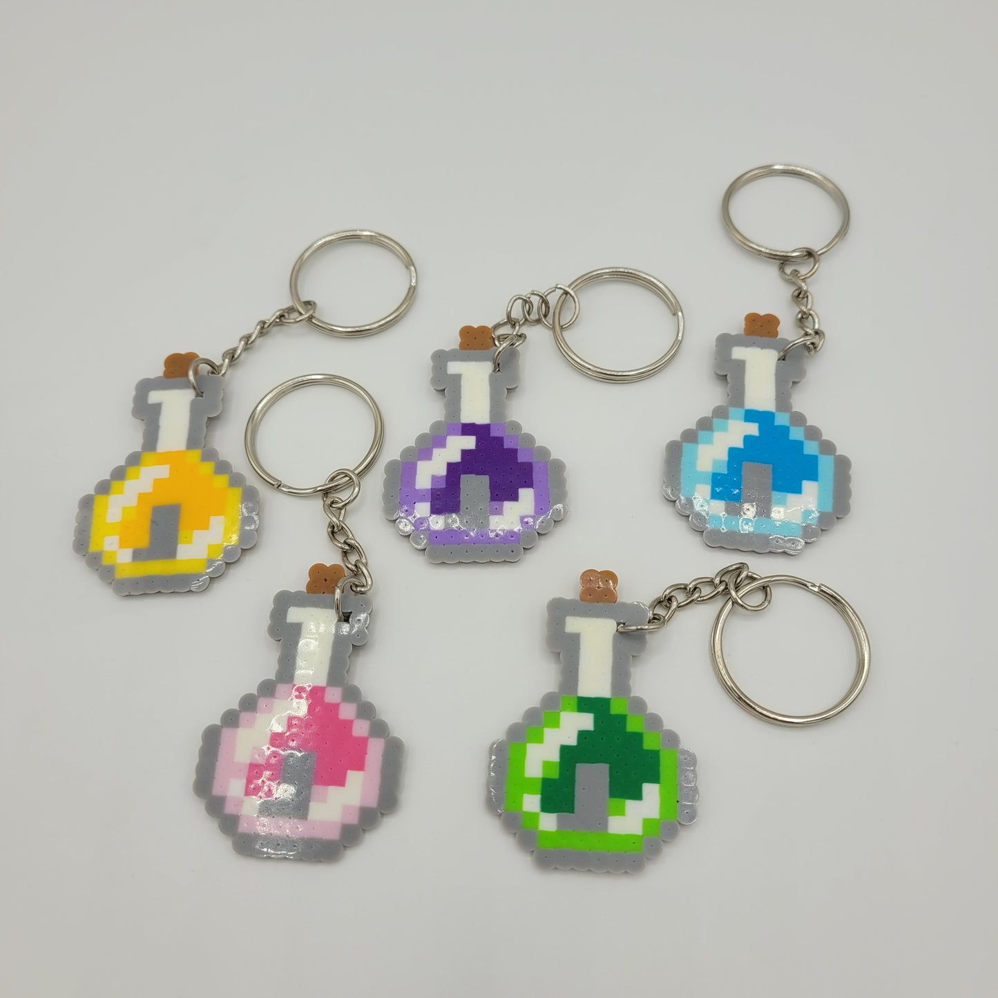 Mini Perler Potion Keychain Set #2
