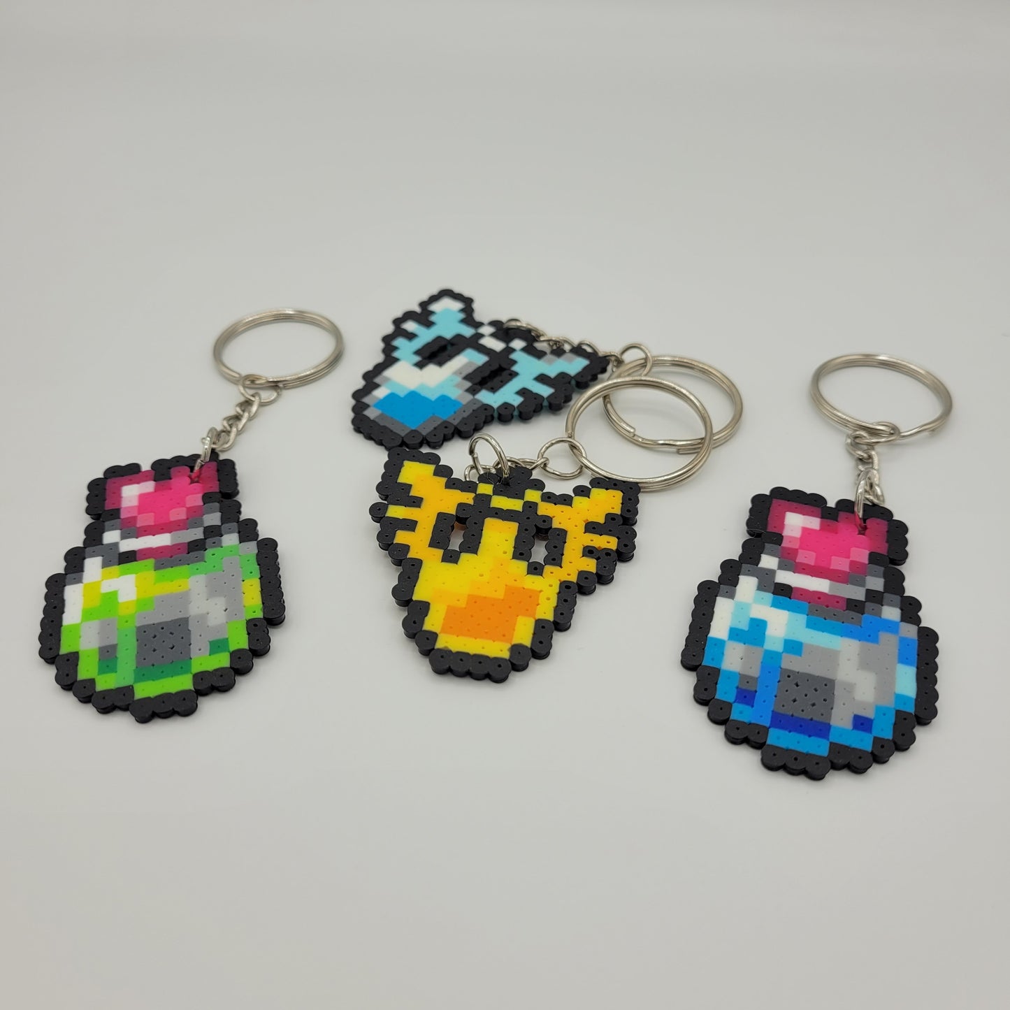 Mini Perler Potion Keychain Set #3