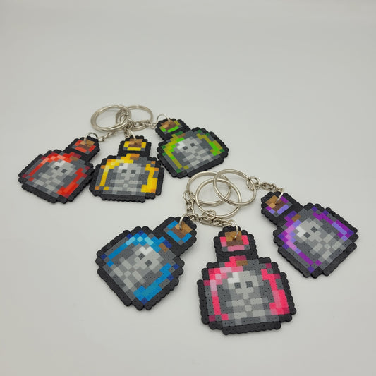 Mini Perler Potion Keychain Set #1