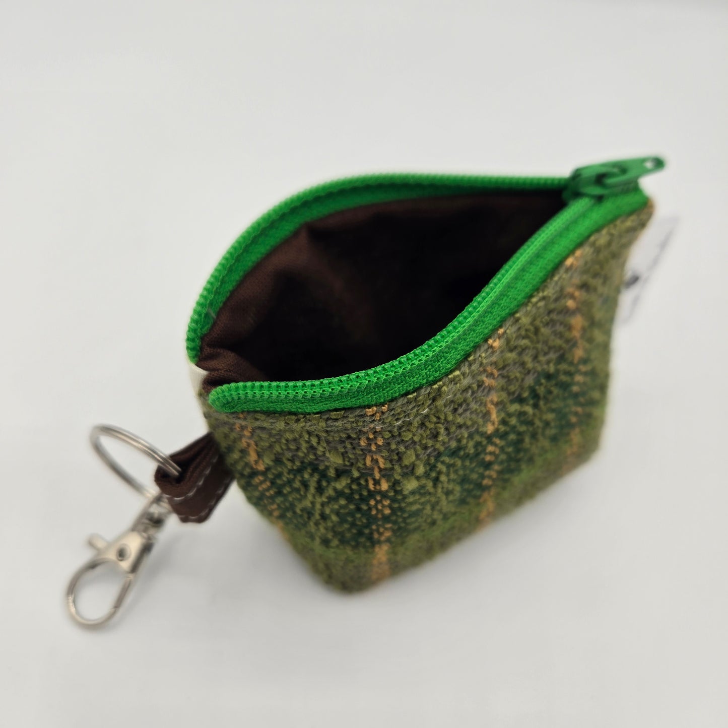 Super Tiny Mini Zip Clip Pouch | Handwoven & Cotton | Garden Tools