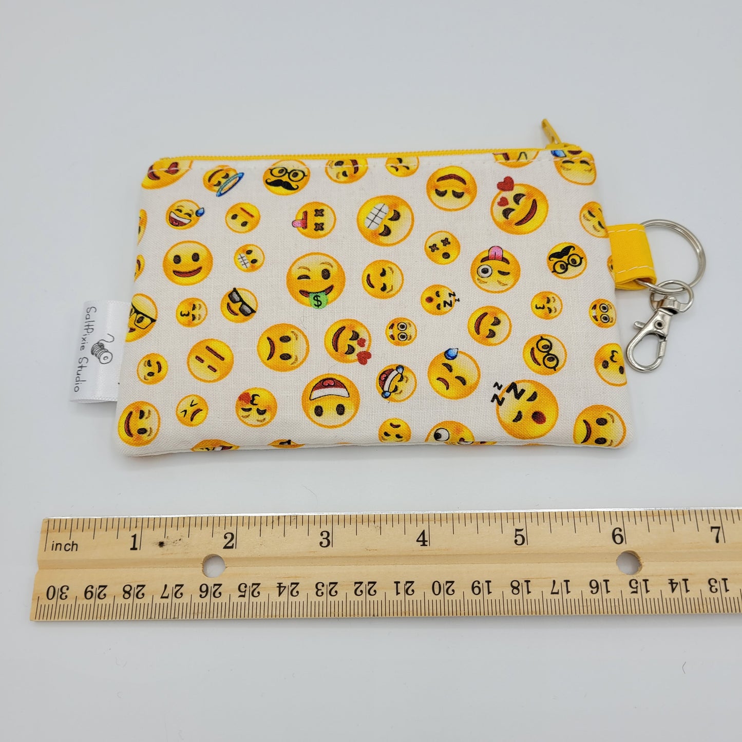 Mini Zipper Pouch | Quilter's Cotton | Emoji Fun