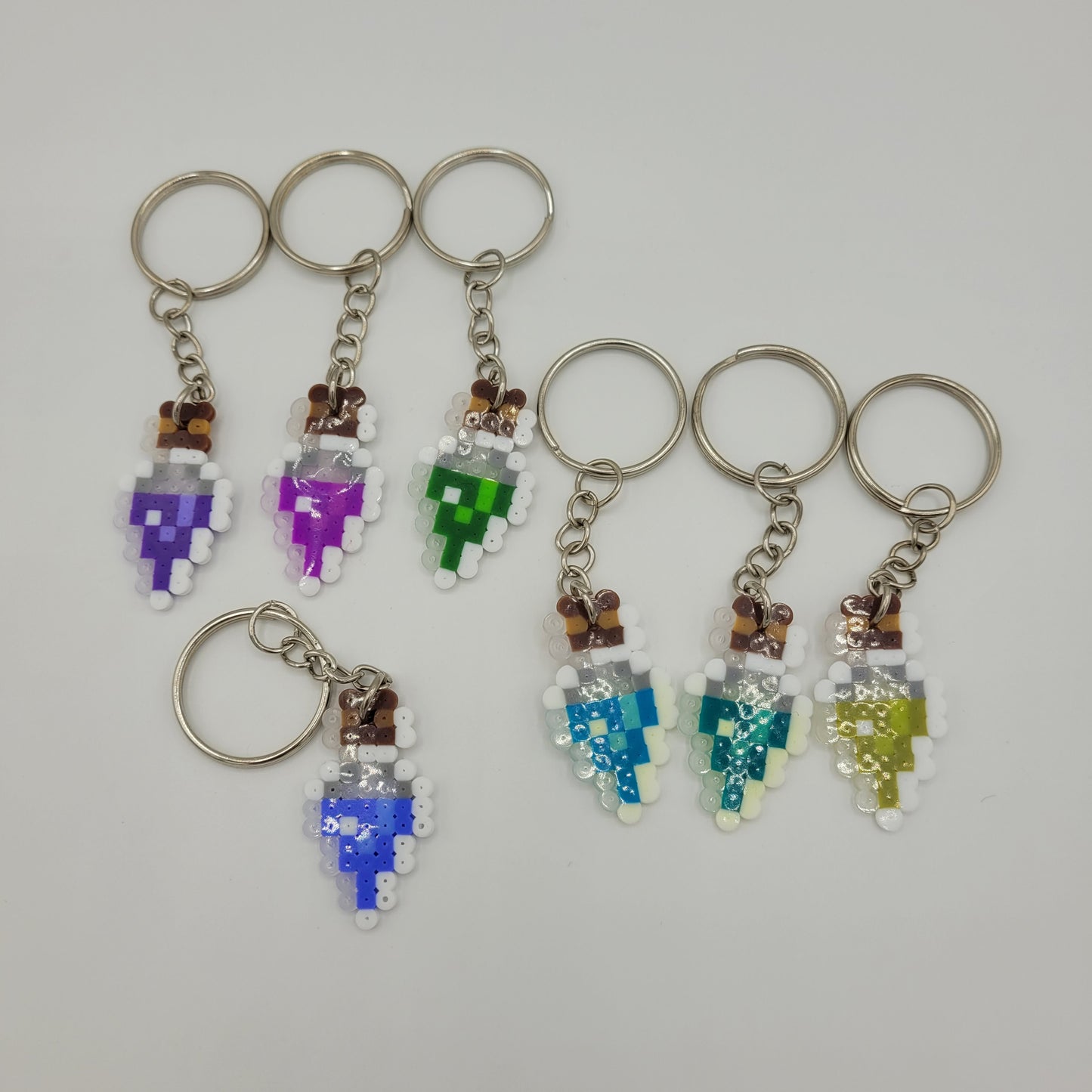 Mini Perler Tiny Potion Keychain Set #2