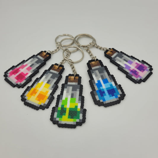 Mini Perler Potion Keychain Set #6