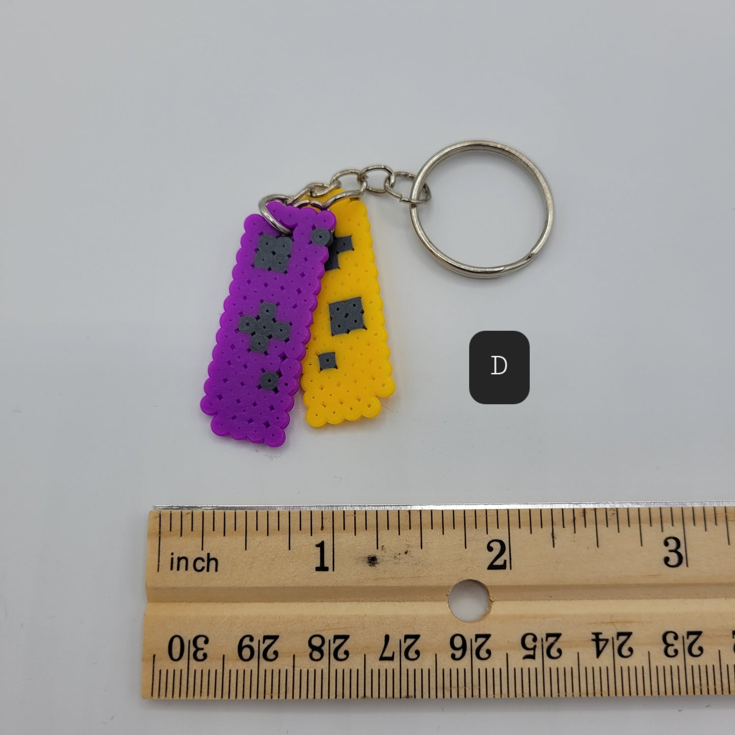Mini Perler Game Controller Keychain Set #2