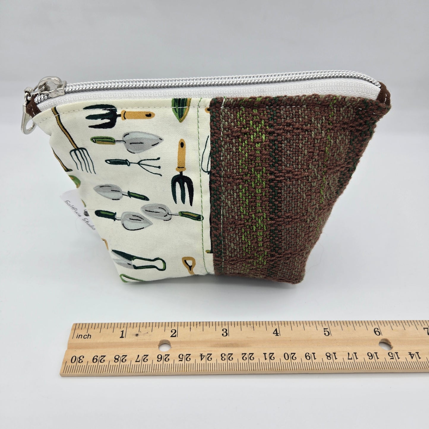 Trinket Bag | Handwoven + Cotton | Garden Tools