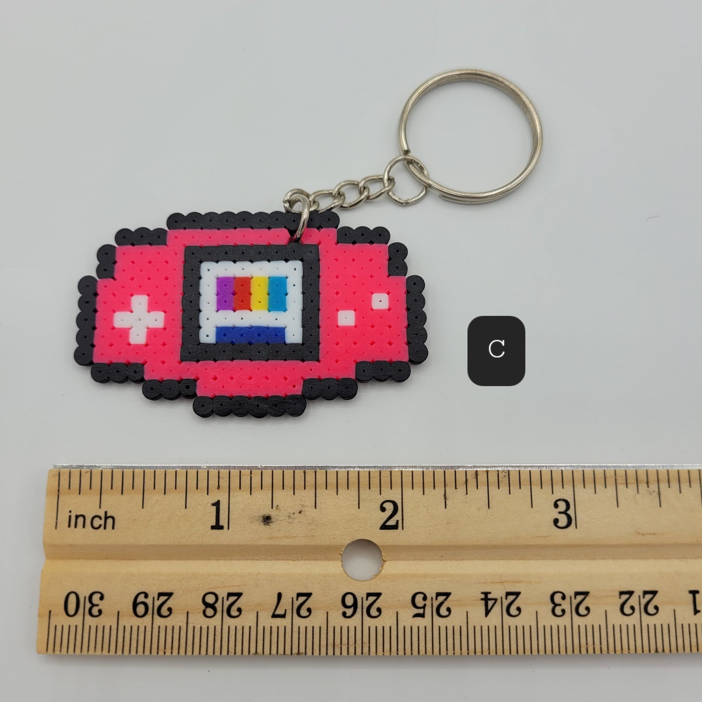 Mini Perler Game Controller Keychain Set #3